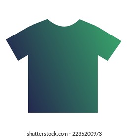 Colorful T-Shirt Gradient Art Vector