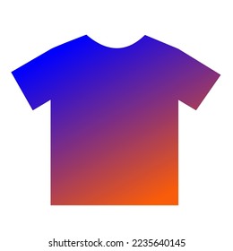 Colorful T-Shirt Gradient Art Vector