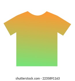 Colorful T-Shirt Gradient Art Vector