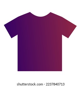 Colorful T-Shirt Gradient Art Vector
