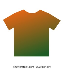 Colorful T-Shirt Gradient Art Vector