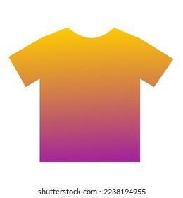 Colorful T-Shirt Gradient Art Vector