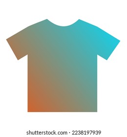 Colorful T-Shirt Gradient Art Vector