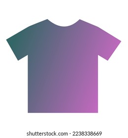 Colorful T-Shirt Gradient Art Vector