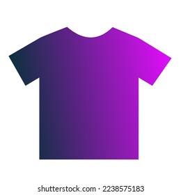 Farbige T-Shirt-Farbverlauf-Vektorgrafik