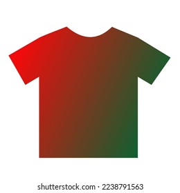 Colorful T-Shirt Gradient Art Vector