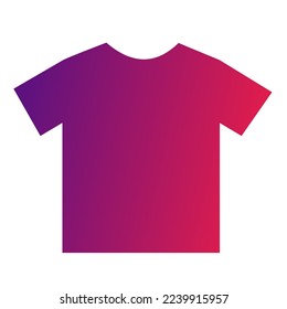 Colorful T-Shirt Gradient Art Vector