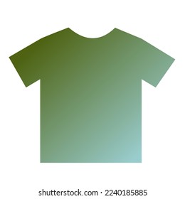 Colorful T-Shirt Gradient Art Vector