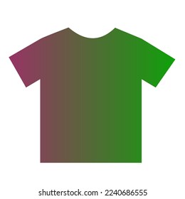 Colorful T-Shirt Gradient Art Vector