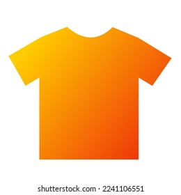 Colorful T-Shirt Gradient Art Vector