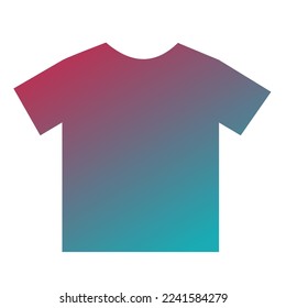 Colorful T-Shirt Gradient Art Vector