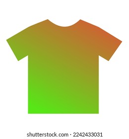 Vector de arte de gradiente de camiseta colorido