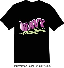 colorful t-shirt ,Men's black t-shirt with short sleeve mockup. Front view. Vector template, T-shirt Design, creative wavy T-shirt Design, textile, creative, modern, wavy, clothes, branding, fashion, 