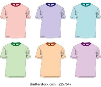 Colorful t-shirts