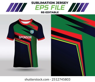 Design de T-shirts coloridas para impressão de sublimação