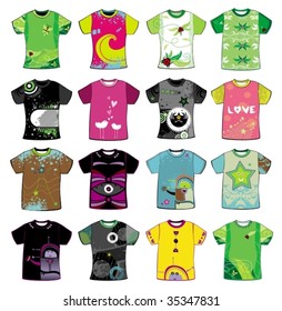 Colorful t-shirts.To see similar,  please VISIT MY PORTFOLIO