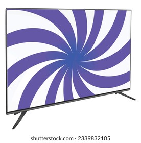 Icono de TV colorido. ilustración vectorial