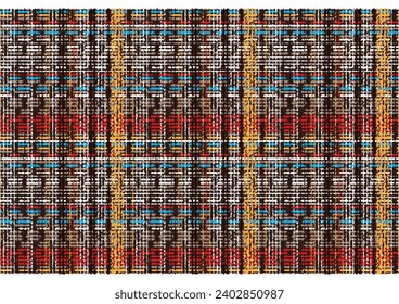 Colorful tweed textile seamless pattern