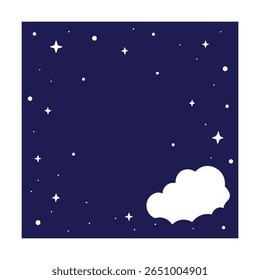 Fundo colorido do campo de estrela piscando