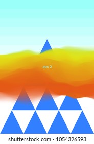 Colorful twisted wavy structure. Modern abstract illustration with flowing digital vapor. Soft gradient background with iridescent clouds. Futuristic template for poster or cover. Element of design.