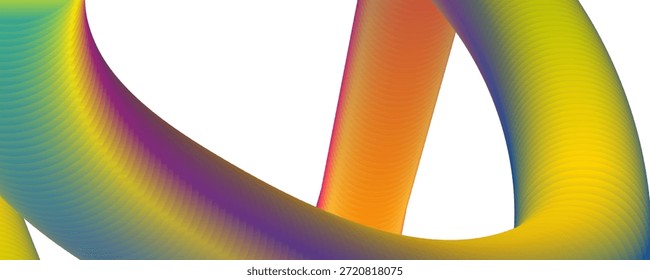 Farbige Drehrohre Abstrakte Digitale Kunst