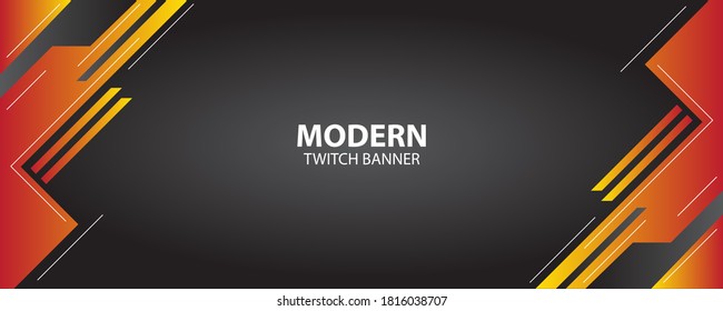 Colorful Twitch Design Banner Template