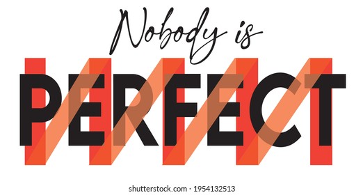 Colorful typography perfect slogan print with 3d effect ribbon illustration for girls and kids tee t shirt or sticker