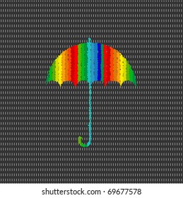 colorful umbrella