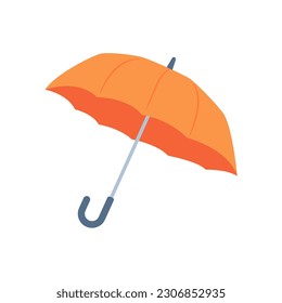 Colorful umbrella icon for rain protection open sun umbrella simple style