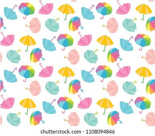 Colorful Umbrella Pattern for Kids