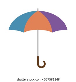 Colorful umbrella, vector design