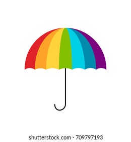 Colorful umbrella for your design