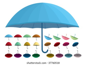 colorful umbrellas