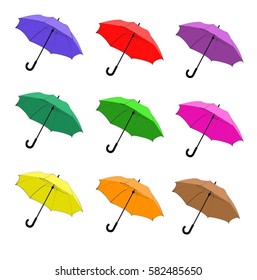 colorful umbrellas