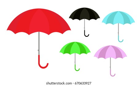 Colorful umbrellas