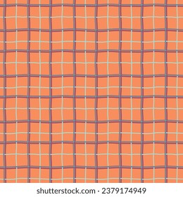 Colorful uneven squares on apricot background. Can be used for fashion graphic such as all-over print for clothes, for home decor such as wallpaper, tablecloths, bedclothes, for frapping and covering