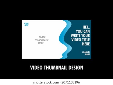 Colorful and unique video thumbnail design
