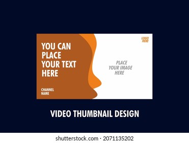 Colorful and unique video thumbnail design