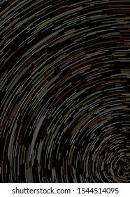 Colorful Universe Circular Distribution Computational Generative Art background illustration