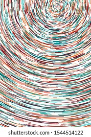 Colorful Universe Circular Distribution Computational Generative Art background illustration