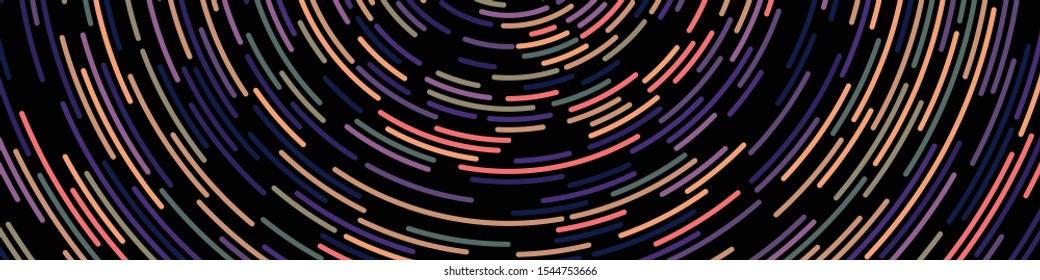Colorful Universe Circular Distribution Computational Generative Art background illustration