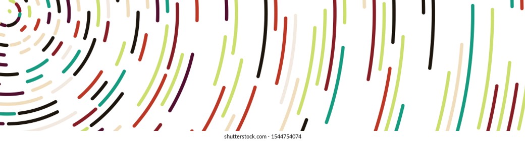 Colorful Universe Circular Distribution Computational Generative Art background illustration