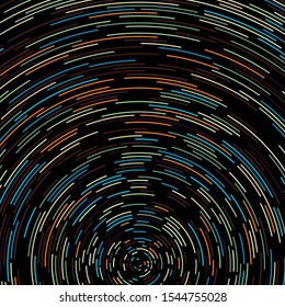 Colorful Universe Circular Distribution Computational Generative Art background illustration
