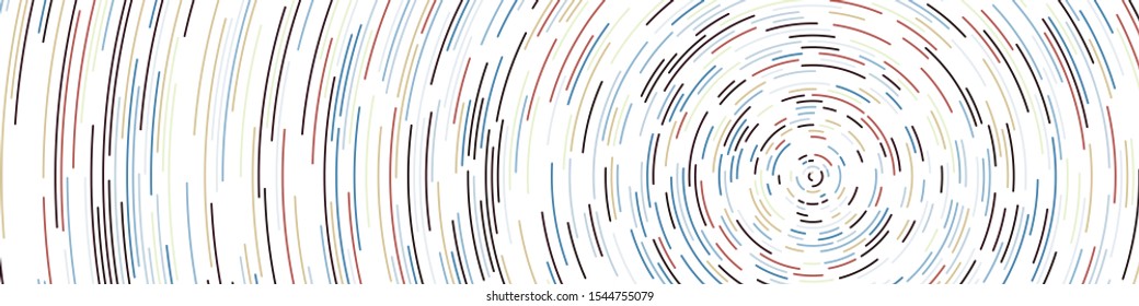 Colorful Universe Circular Distribution Computational Generative Art background illustration