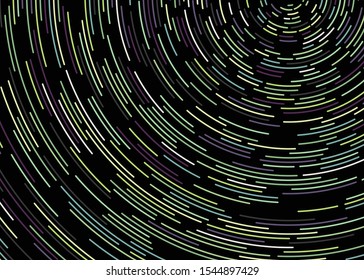 Colorful Universe Circular Distribution Computational Generative Art background illustration