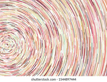 Colorful Universe Circular Distribution Computational Generative Art background illustration