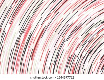 Colorful Universe Circular Distribution Computational Generative Art background illustration
