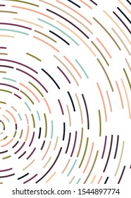 Colorful Universe Circular Distribution Computational Generative Art background illustration