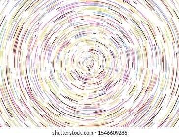 Colorful Universe Circular Distribution Computational Generative Art background illustration