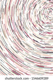 Colorful Universe Circular Distribution Computational Generative Art background illustration